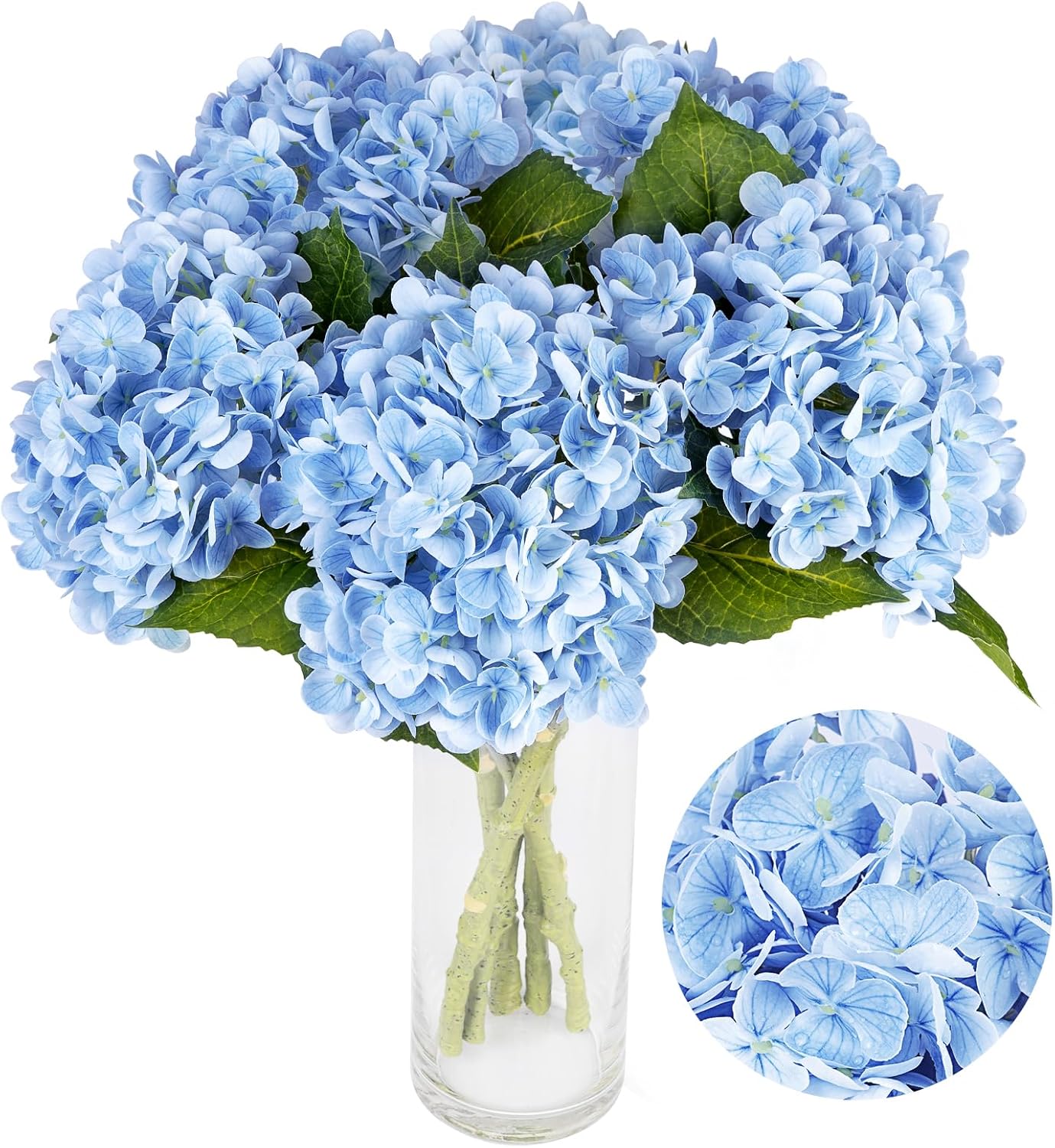 Blue Artificial Plant — 21" — Blue