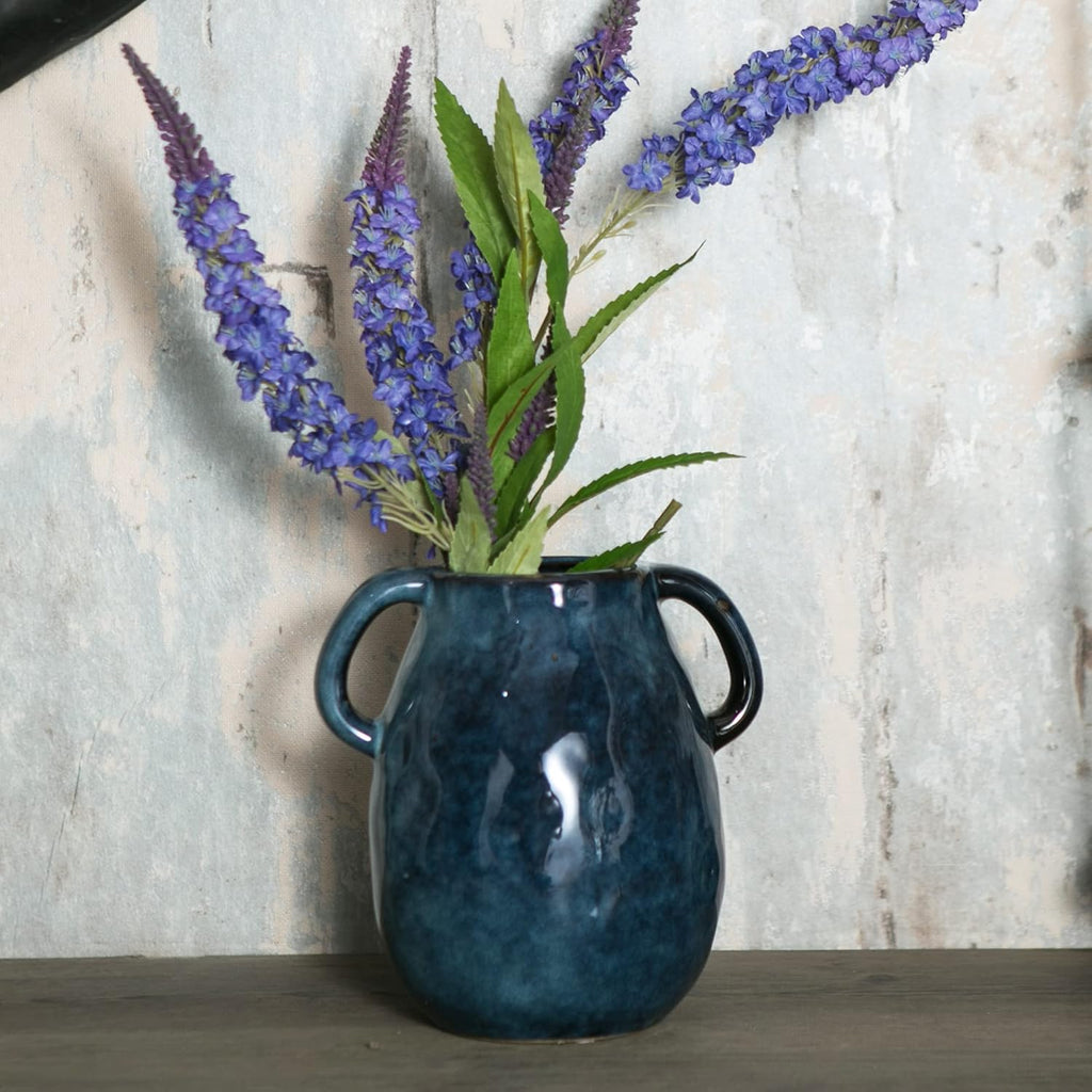 Farmhouse Black Flower Vase — 7" - View 3