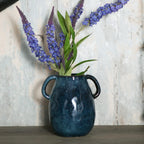 Farmhouse Black Flower Vase — 7" - View 3