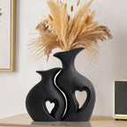 Modern Beige Flower Vase — 9.7"