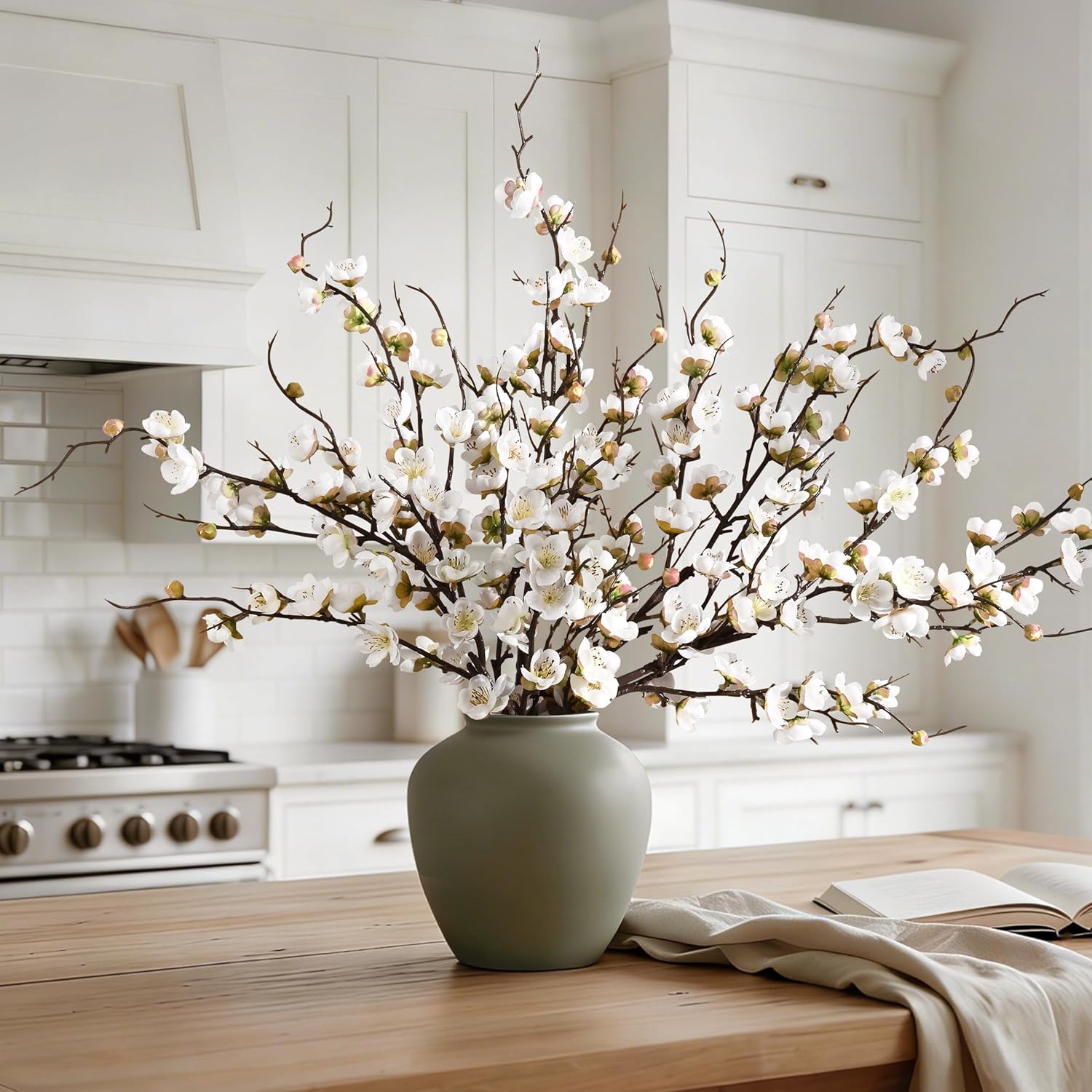Beige Artificial Flowers — 36" - View 5