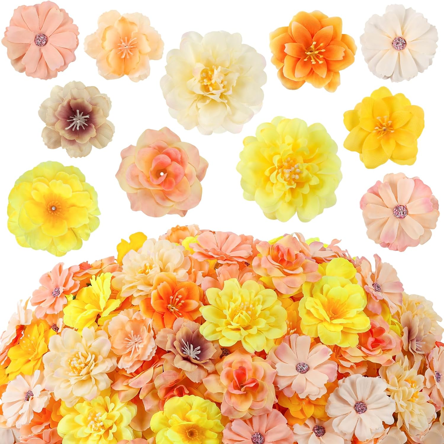 Beige Artificial Plant — Yellow