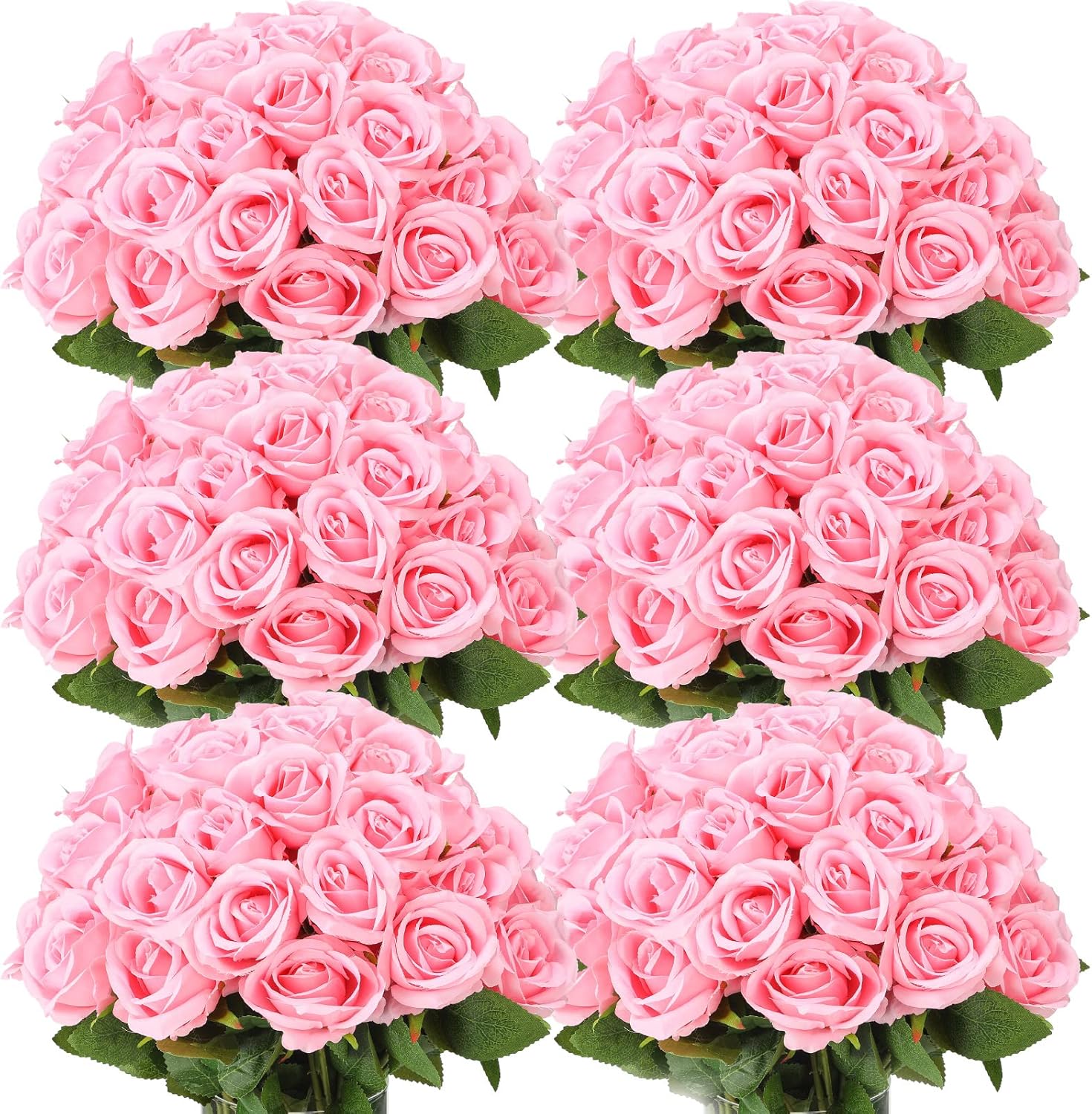 Beige Artificial Plant — Pink