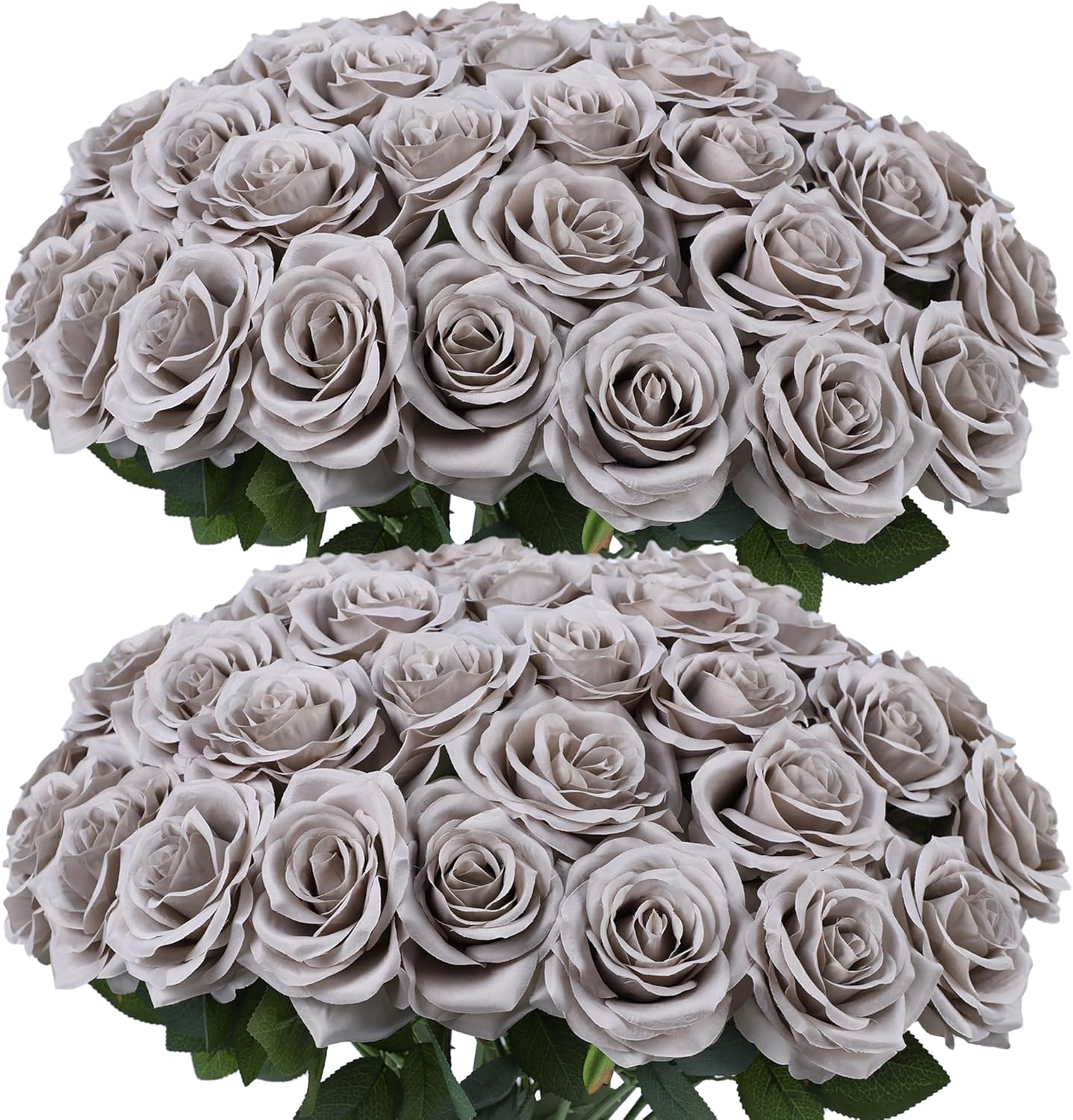 Blue Artificial Flowers — Grey