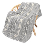 Grey Throw Pillow — 60"
