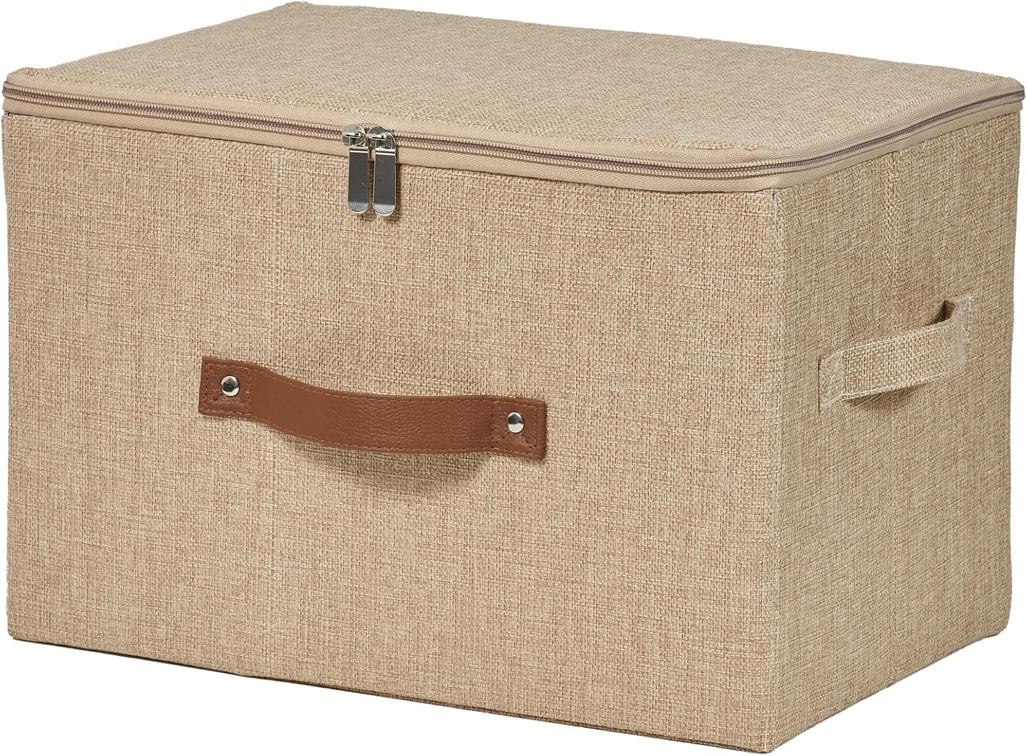 Linen Beige Storage Bin — Set of 1 — Large ( Set of 1 )