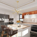 Dimmable Luxe Black Chandelier - View 8