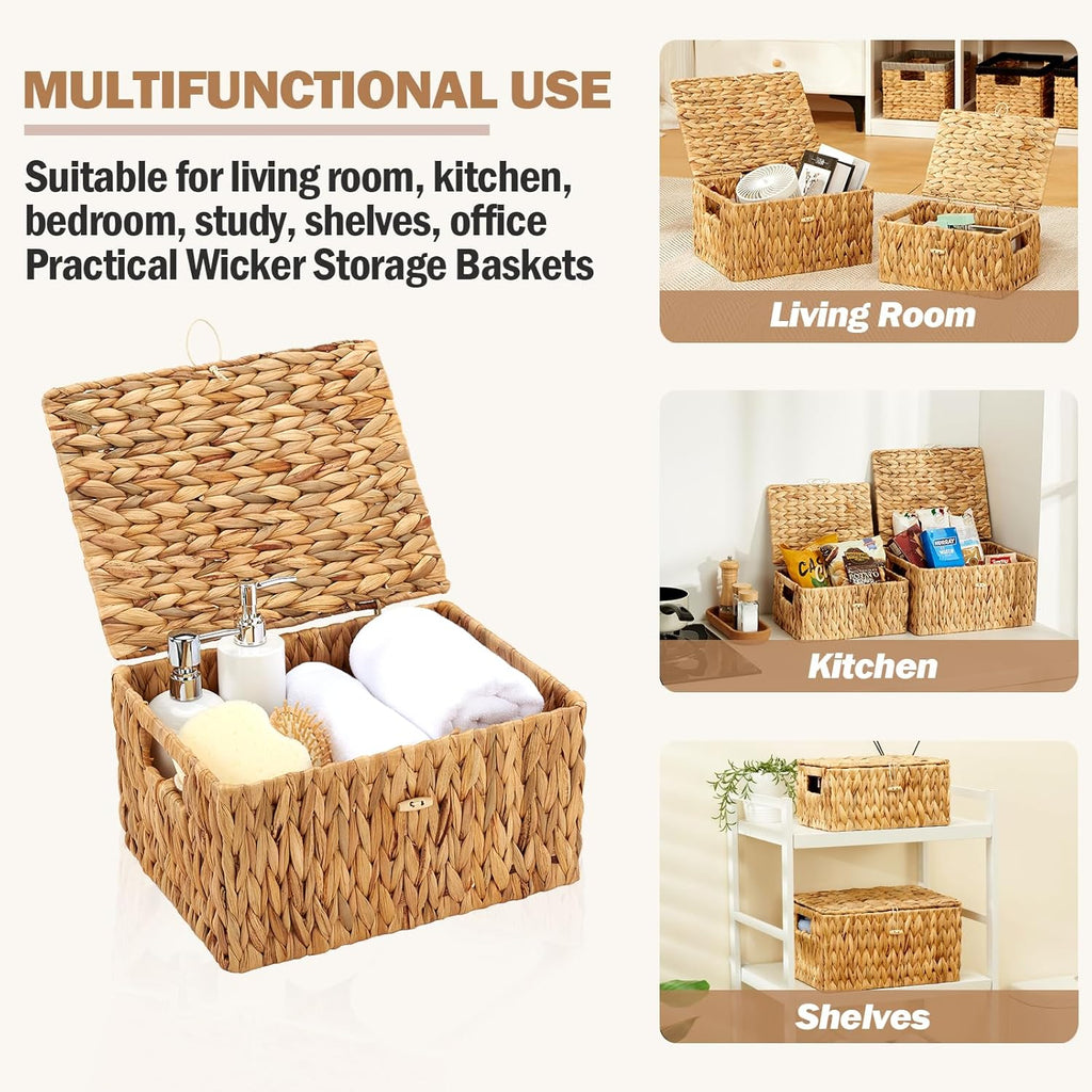 Boho Beige Storage Basket — 13" - View 6