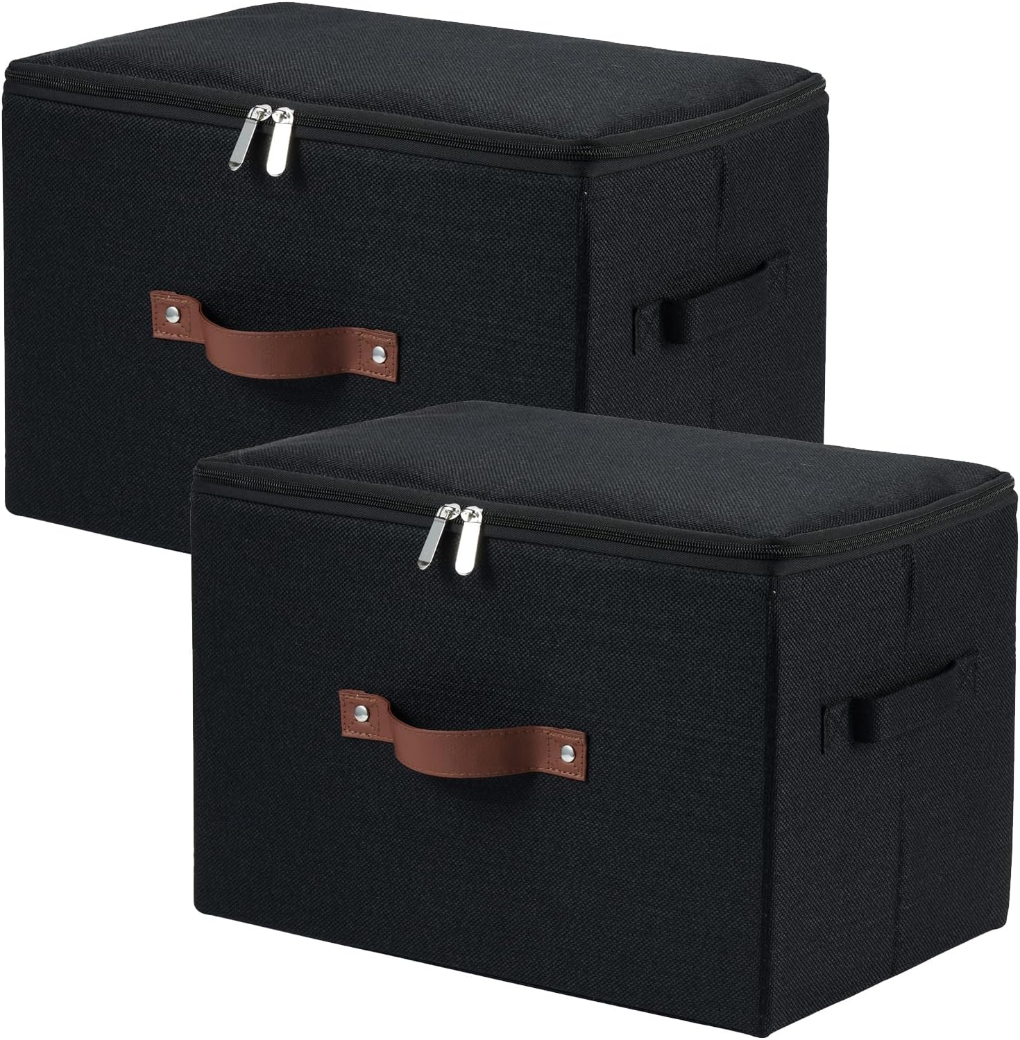 Linen Beige Storage Bin — Set of 1 — Large ( Set of 2 )