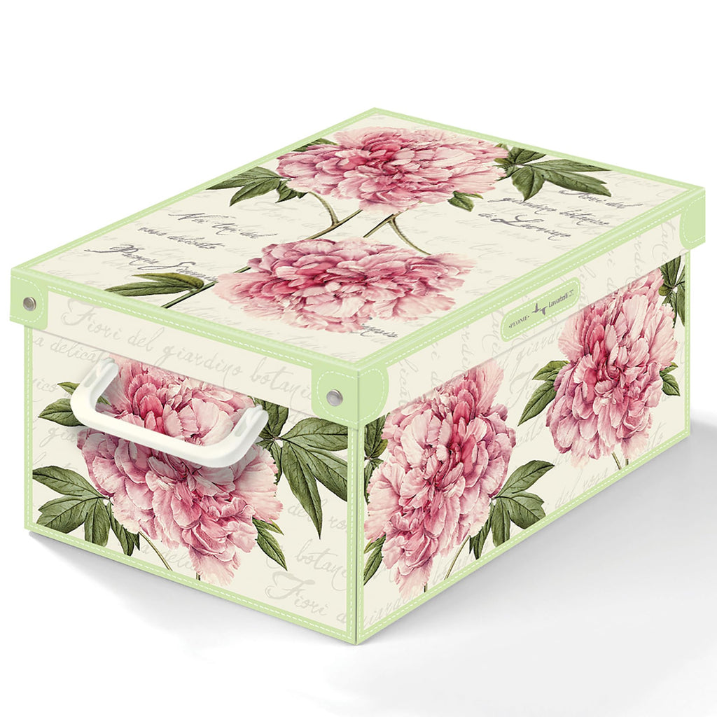 Linen Fabric Storage Basket — 8x9