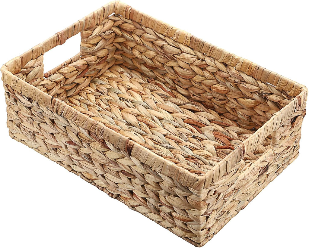 Boho Rattan Storage Bin — 15" - View 9