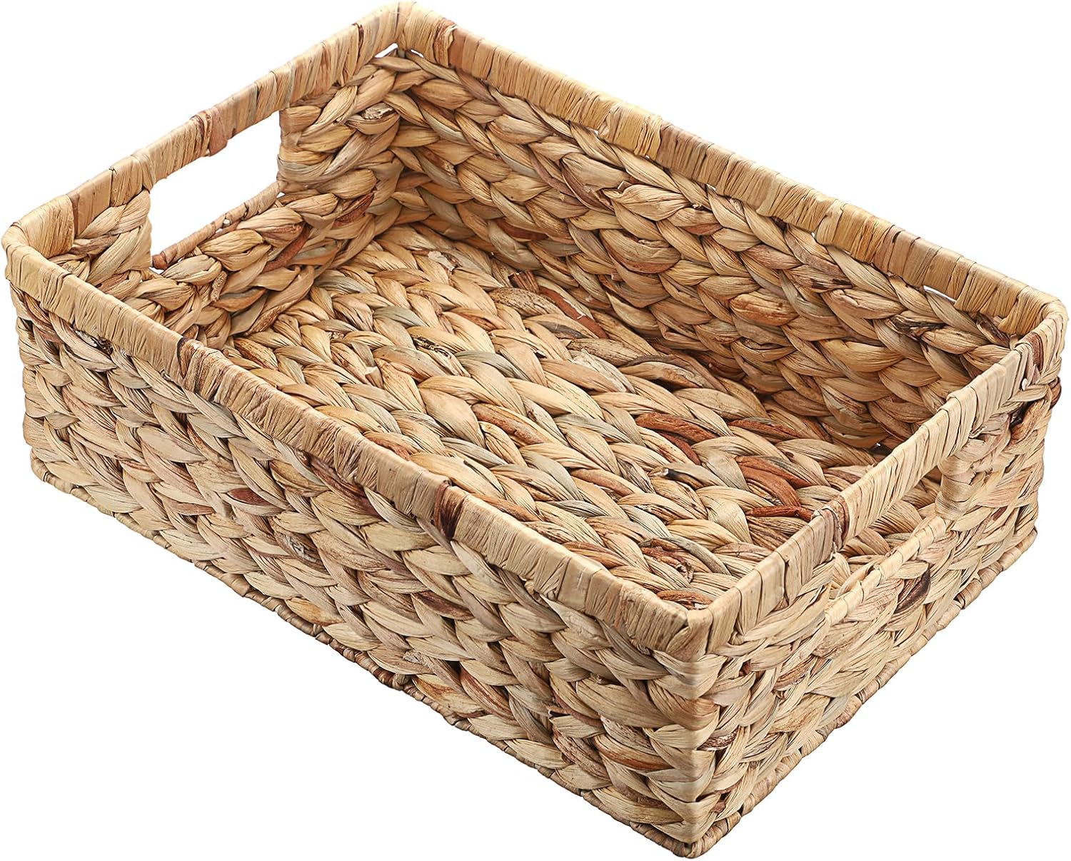 Boho Rattan Storage Bin — 15" - View 9