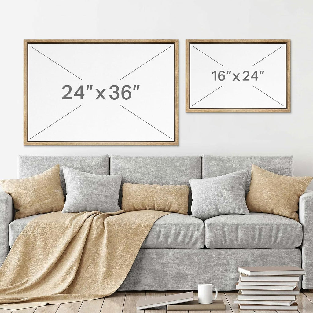 Framed Luxe Fabric Wall Art — 24" - View 6