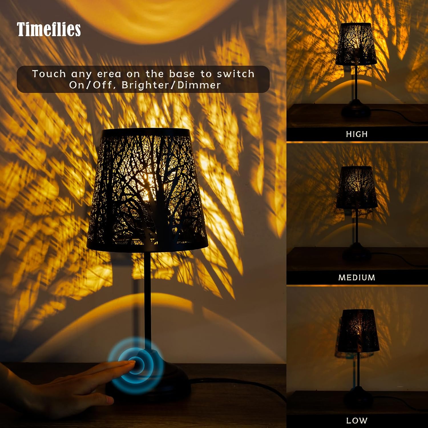 Dimmable Metal Table Lamp - View 3