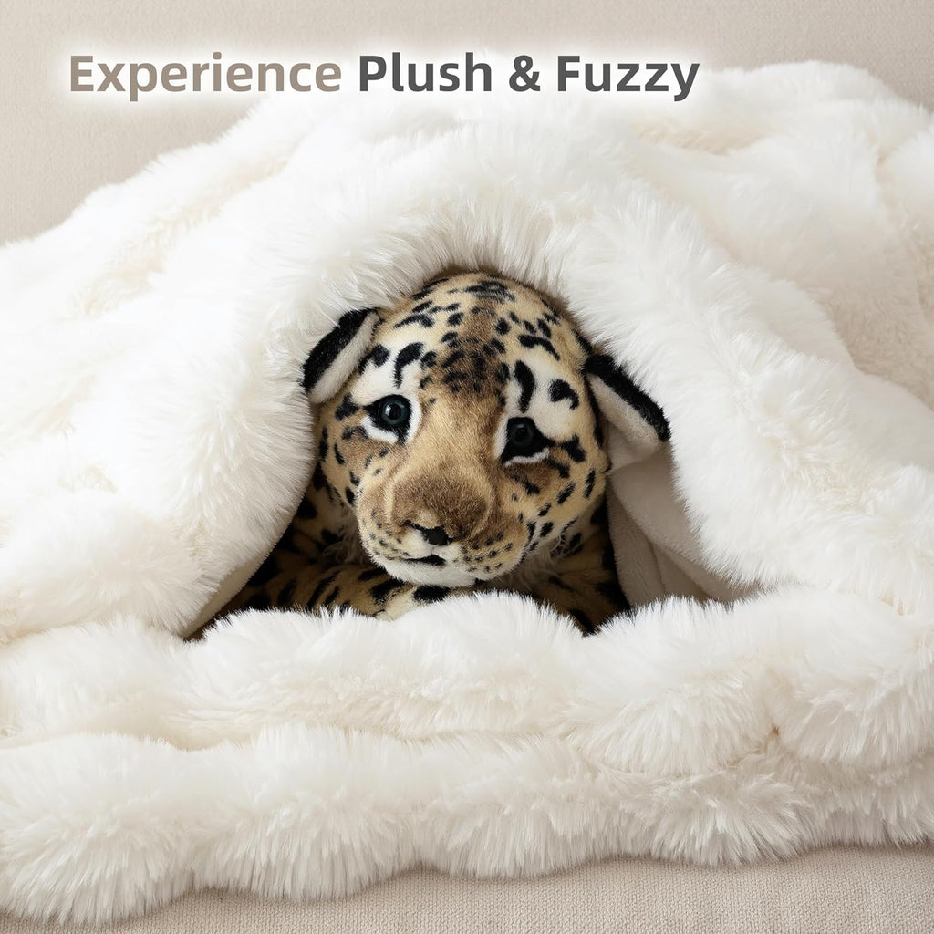 Luxe Beige Throw Pillow — 50" - View 7