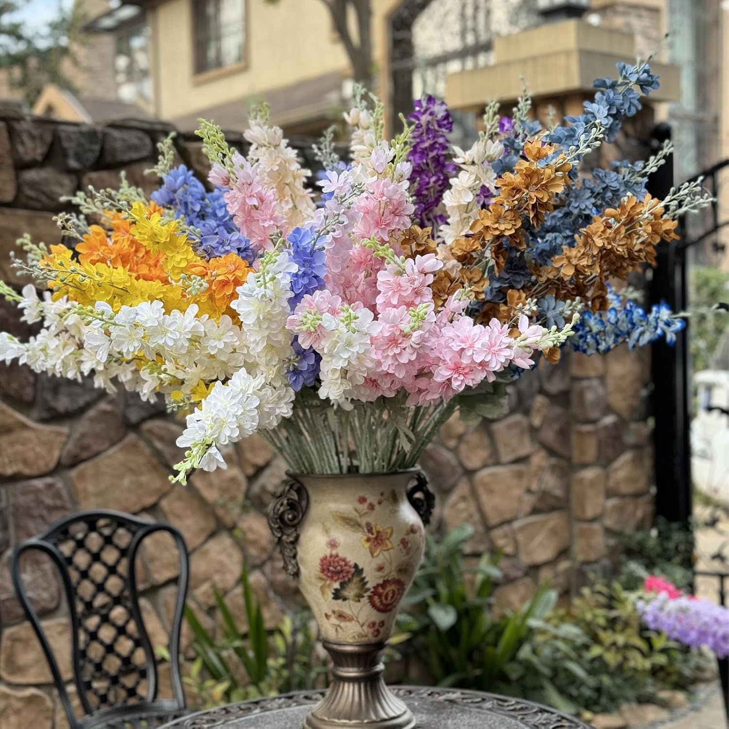 Blue Artificial Flowers - View 8