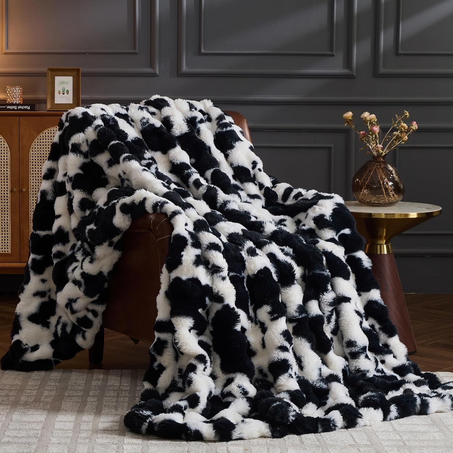 Beige Throw Pillow — 51" — 51''x63''