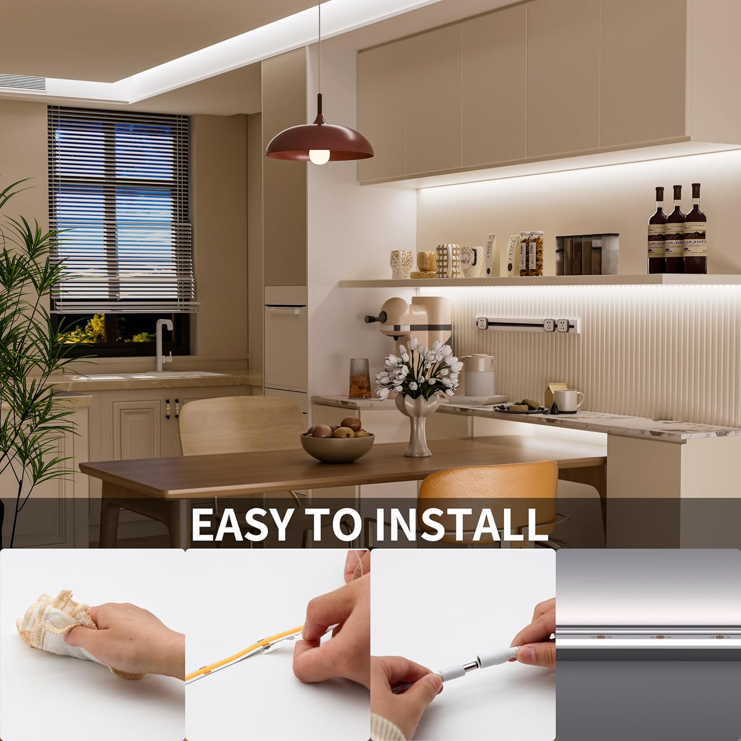 Dimmable Metal LED Strip Lights - View 9