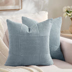 Boho Beige Throw Pillow Cover — 2-Light