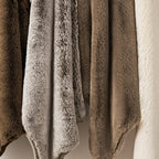 Velvet Luxe Beige Throw Pillow — 50" - View 6