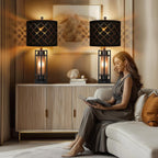USB Modern Metal Bedside Lamp — Set of 2 - View 8