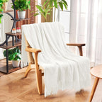 Boho Beige Throw Pillow — 50" - View 6