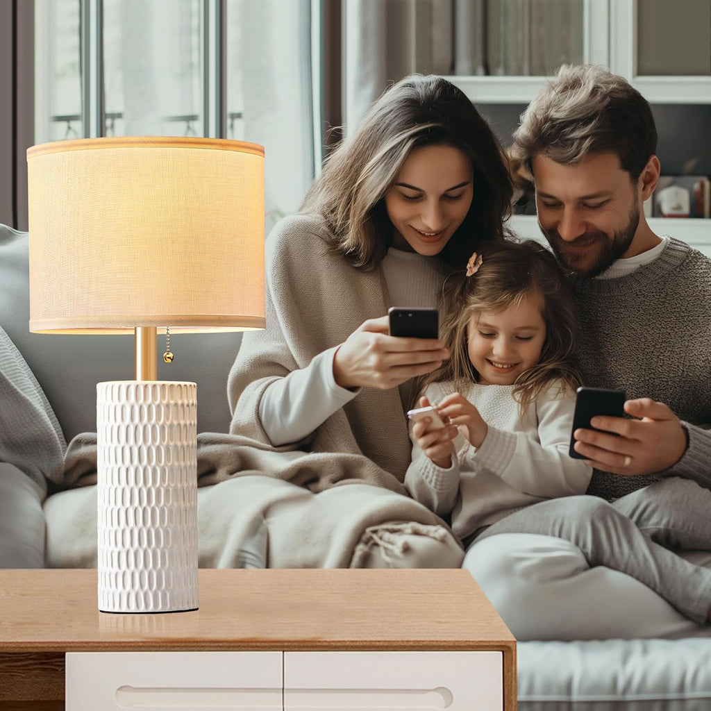 Modern Blue Table Lamp — 20" - View 3