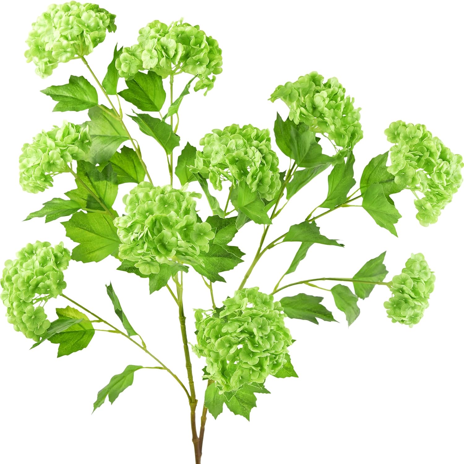 Blue Artificial Flowers — Kiwi Green Viburnum