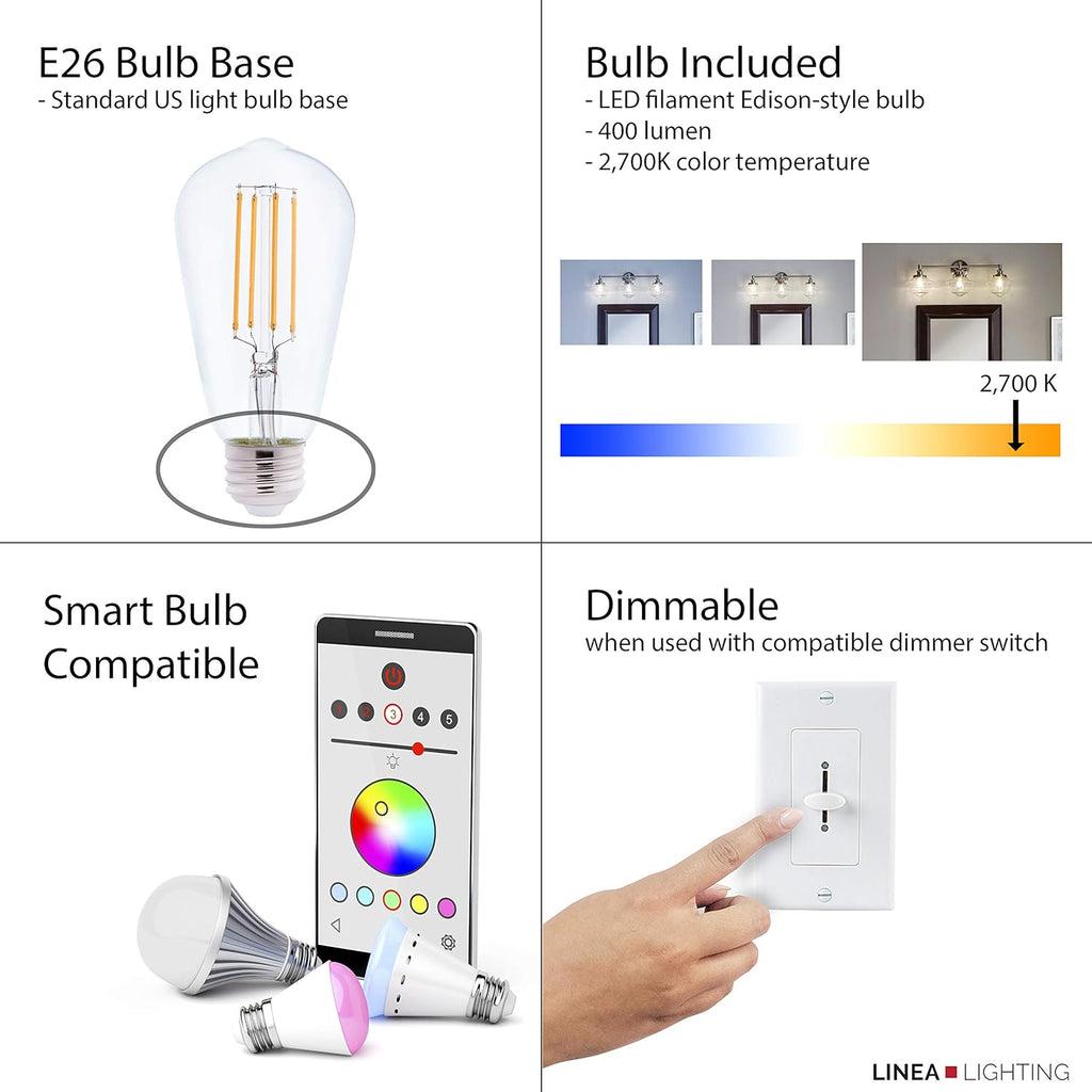 Farmhouse Gold LED Bulb - View 7