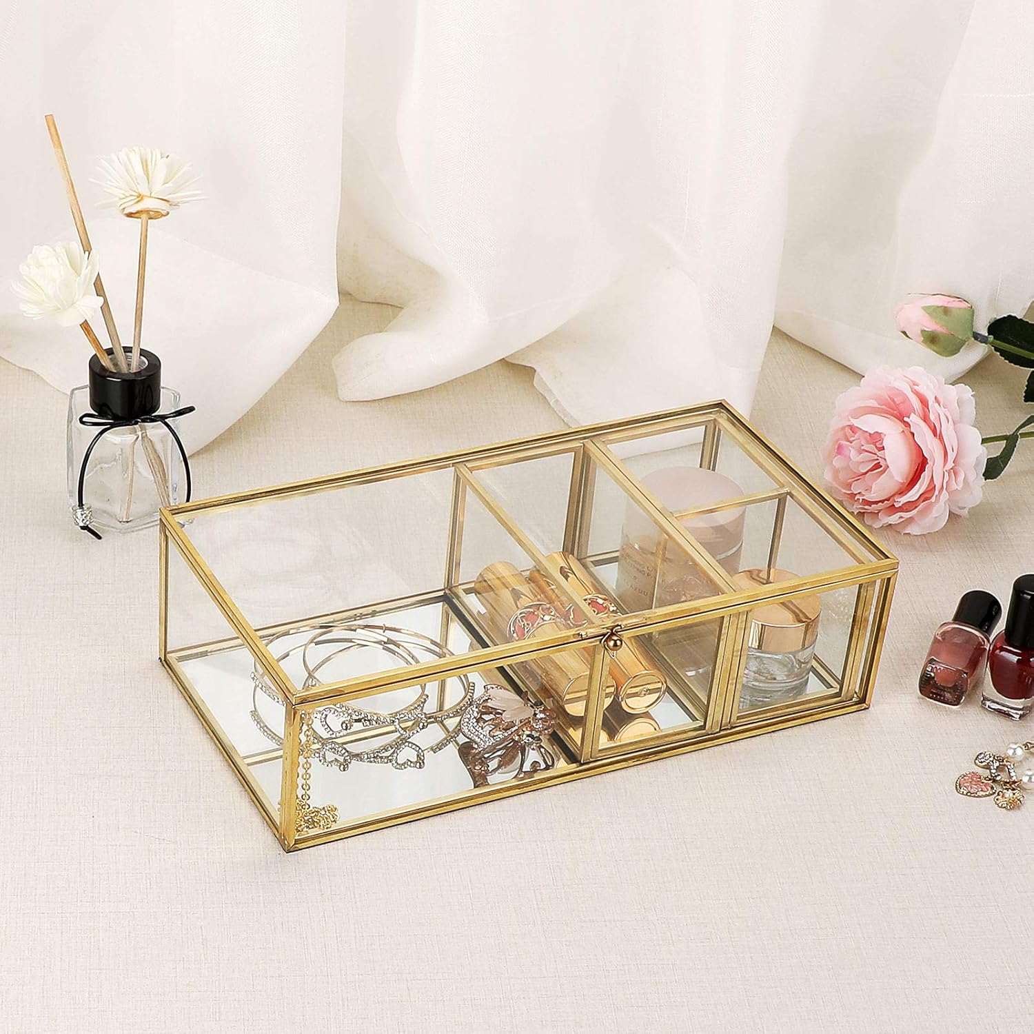 Luxe Glass Mirror — 1" - View 8