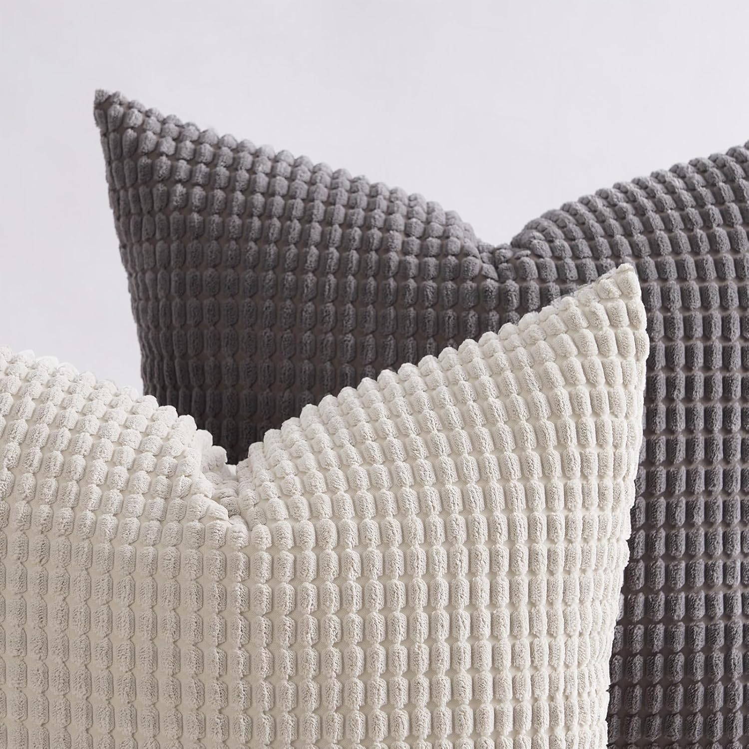 Boho Beige Throw Pillow Cover — 24" - View 7