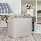 Beige Storage Basket — 17" - View 5
