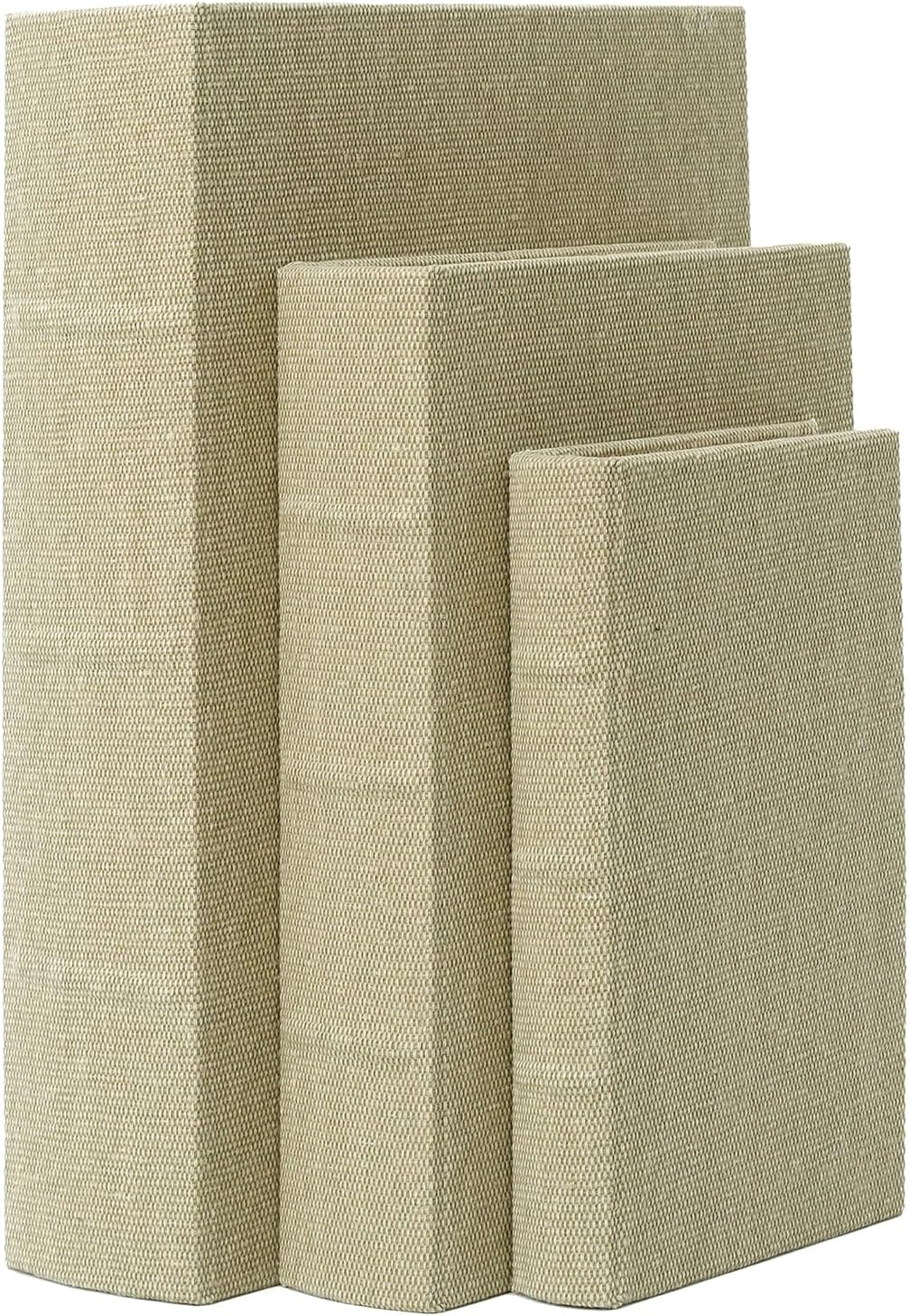 Linen Modern Beige Storage Basket — 13" — Warm Taupe