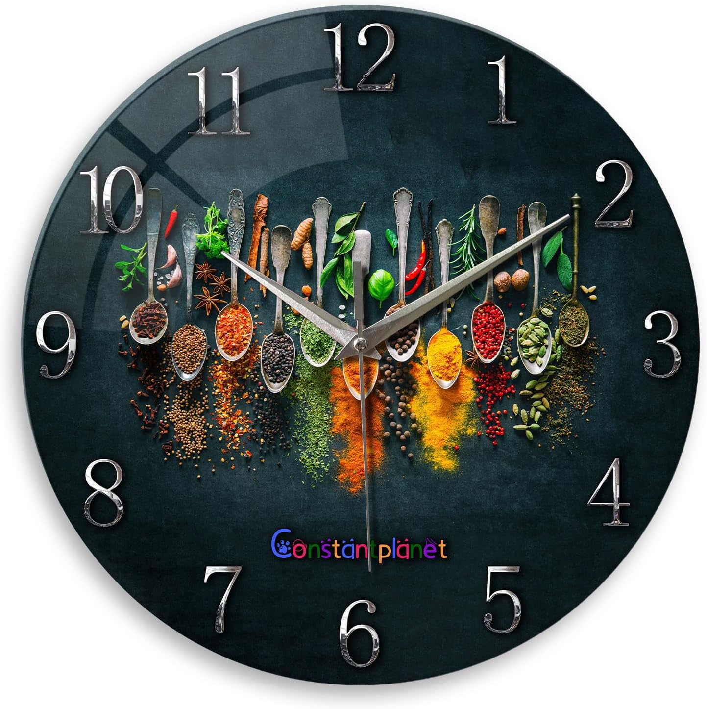 Battery Operated Black Wall Clock — 12" — 14 Inch