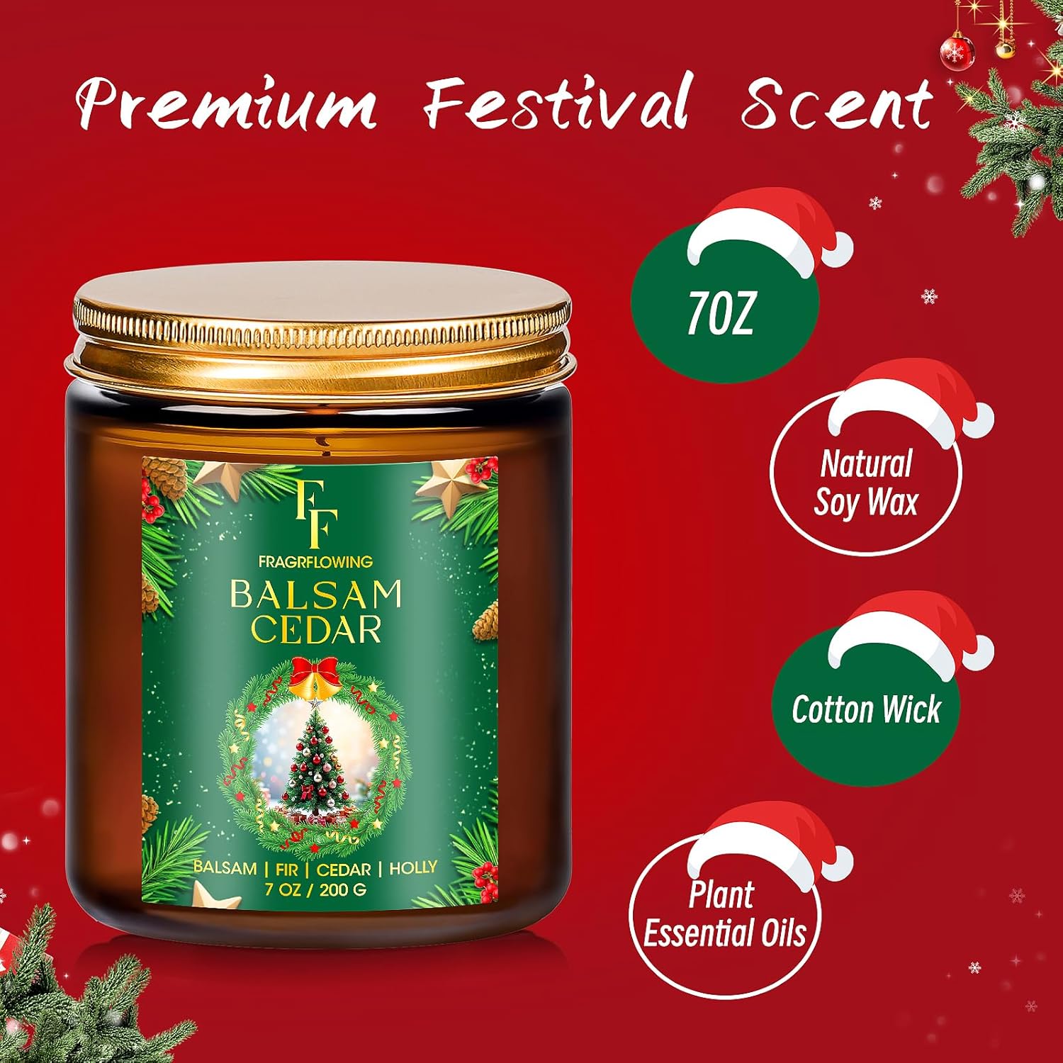Soy Wax Scented Candle - View 3