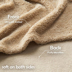 Beige Throw Pillow — 50" - View 7