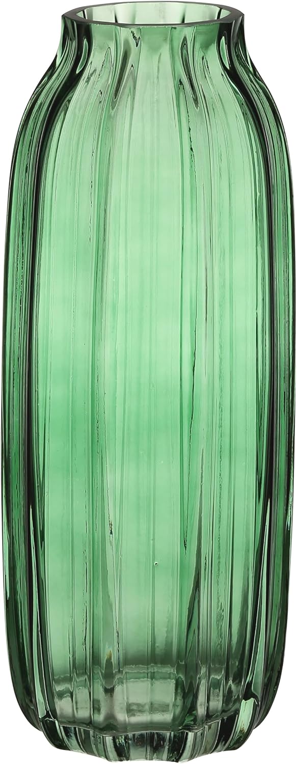 Farmhouse Blue Vase — 8.0" — B Style-green