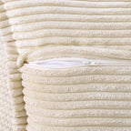 Boho Beige Throw Pillow Cover — 18" - View 3