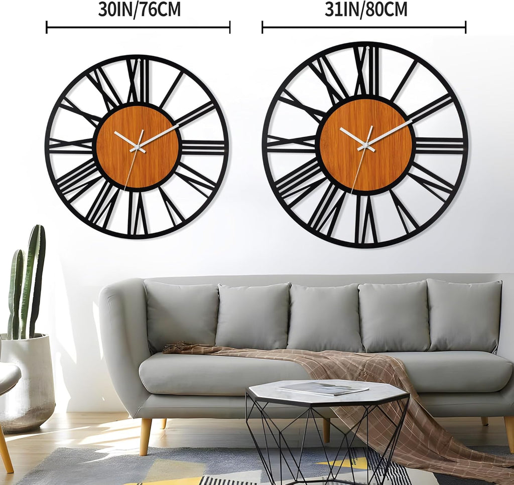 Battery Operated Farmhouse Wood Wall Art — 30" - View 3