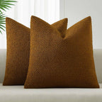 Boho Beige Throw Pillow Cover — 18"