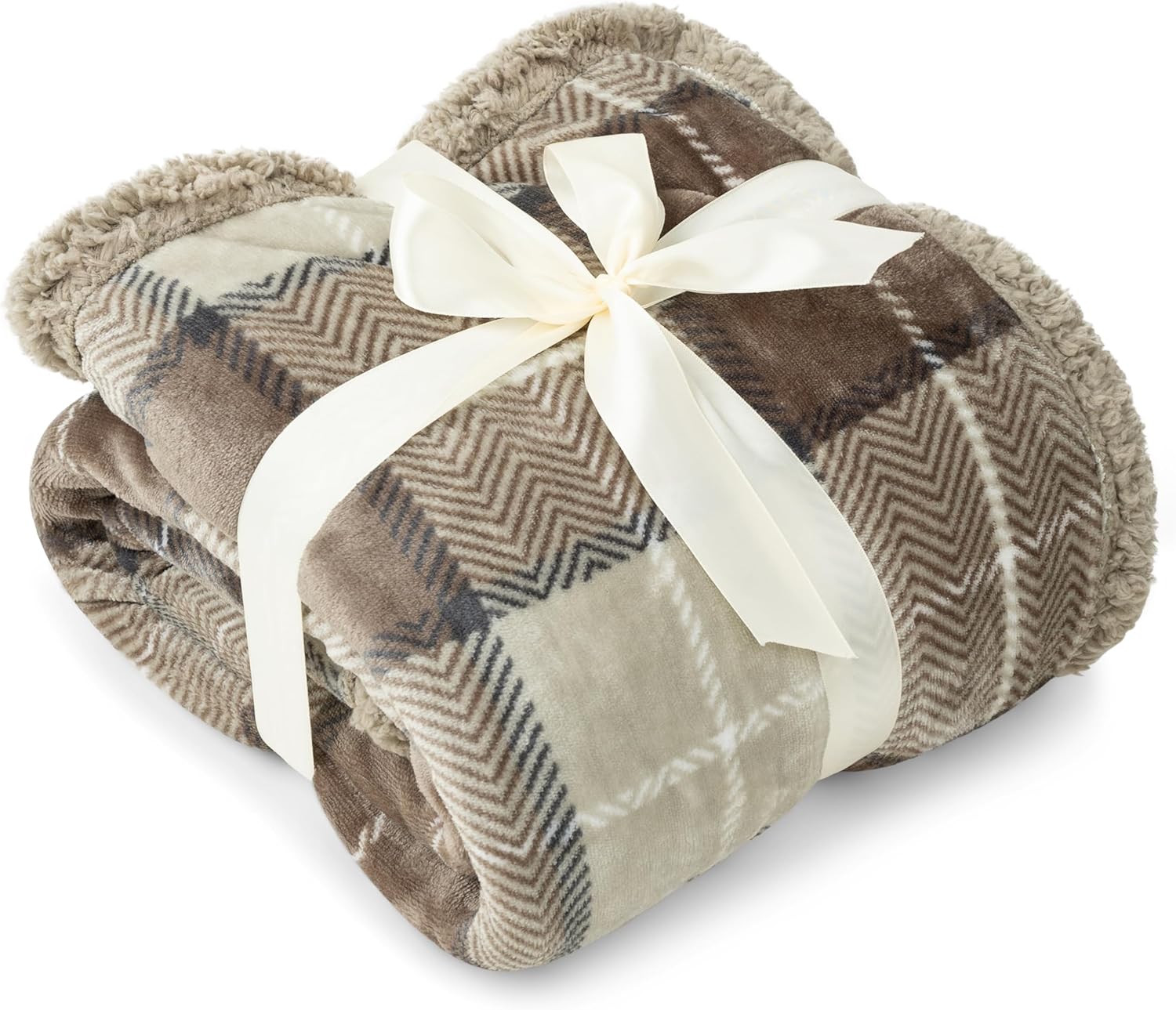 Beige Throw Pillow — 60" - View 3