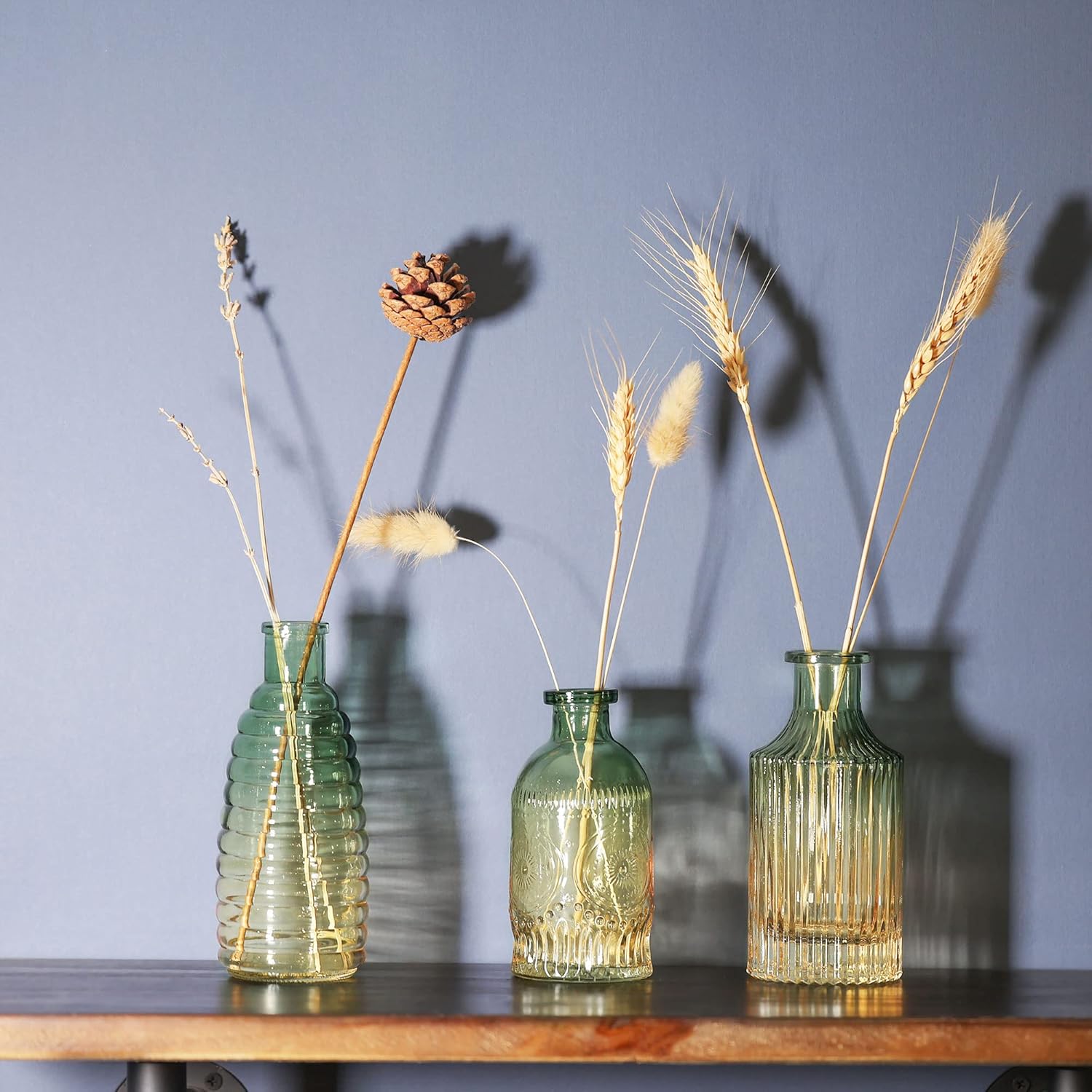 Farmhouse Green Decorative Vase — Set of 3 - View 4