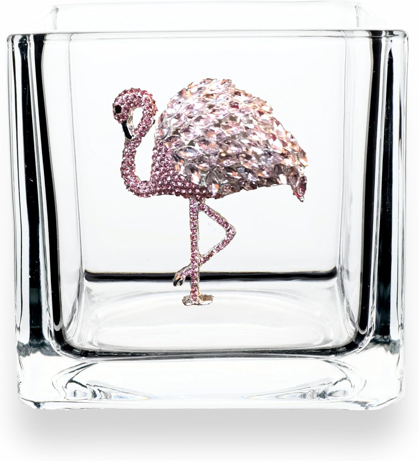 Stone Candle — 4x4 — Flamingo