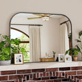 Framed Luxe Black Vanity Mirror — 30" — Black