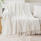 Beige Throw Pillow — 50"