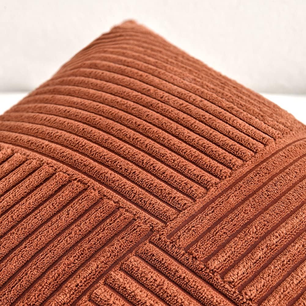 Lumbar Boho Beige Throw Pillow Cover — 20" - View 3