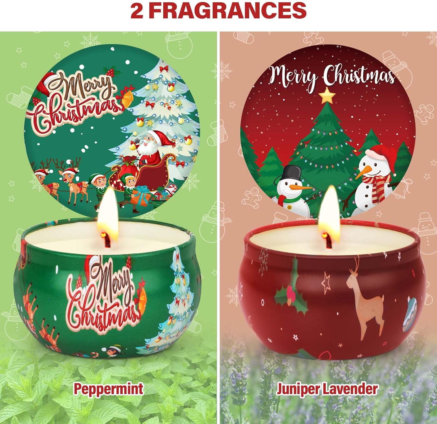 Green Scented Candle - View 2