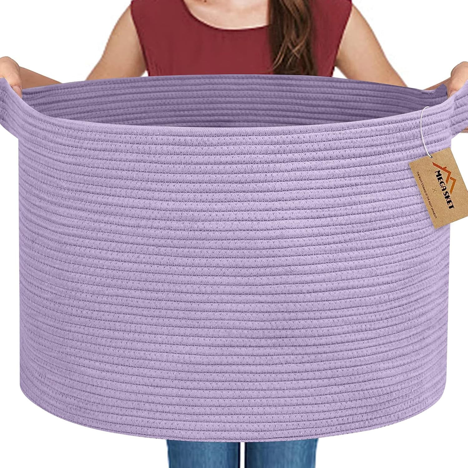 Boho Black Throw Pillow — 22" — Purple