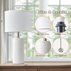 Modern Blue Table Lamp — 20" - View 5