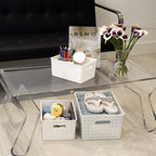 Rectangular Black Storage Basket - View 5